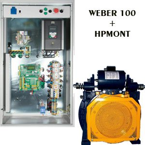 WEBER 100 (380V) 630KG 1.6M/S HPMONT ترون