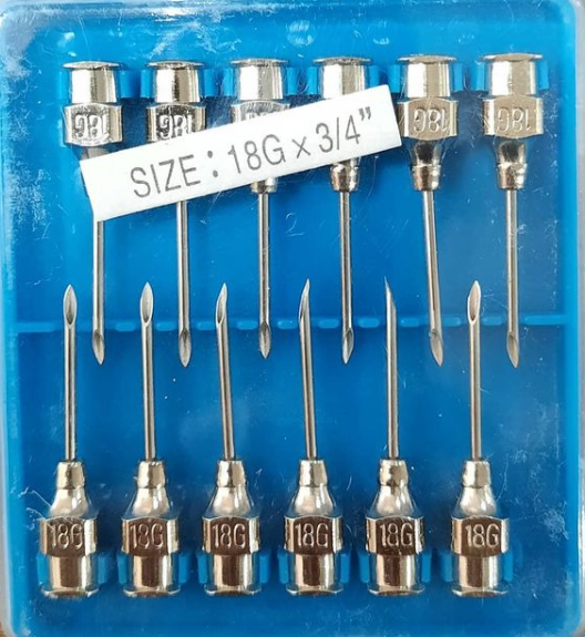 سرسوزن فلزی 18G × 3/4 [قیمت، مشخصات و خرید]