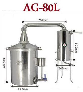 تقطیر 80 لیتری ag-80L