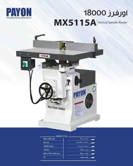 دستگاه اورفرز MX5115A {مشخصات و قیمت}