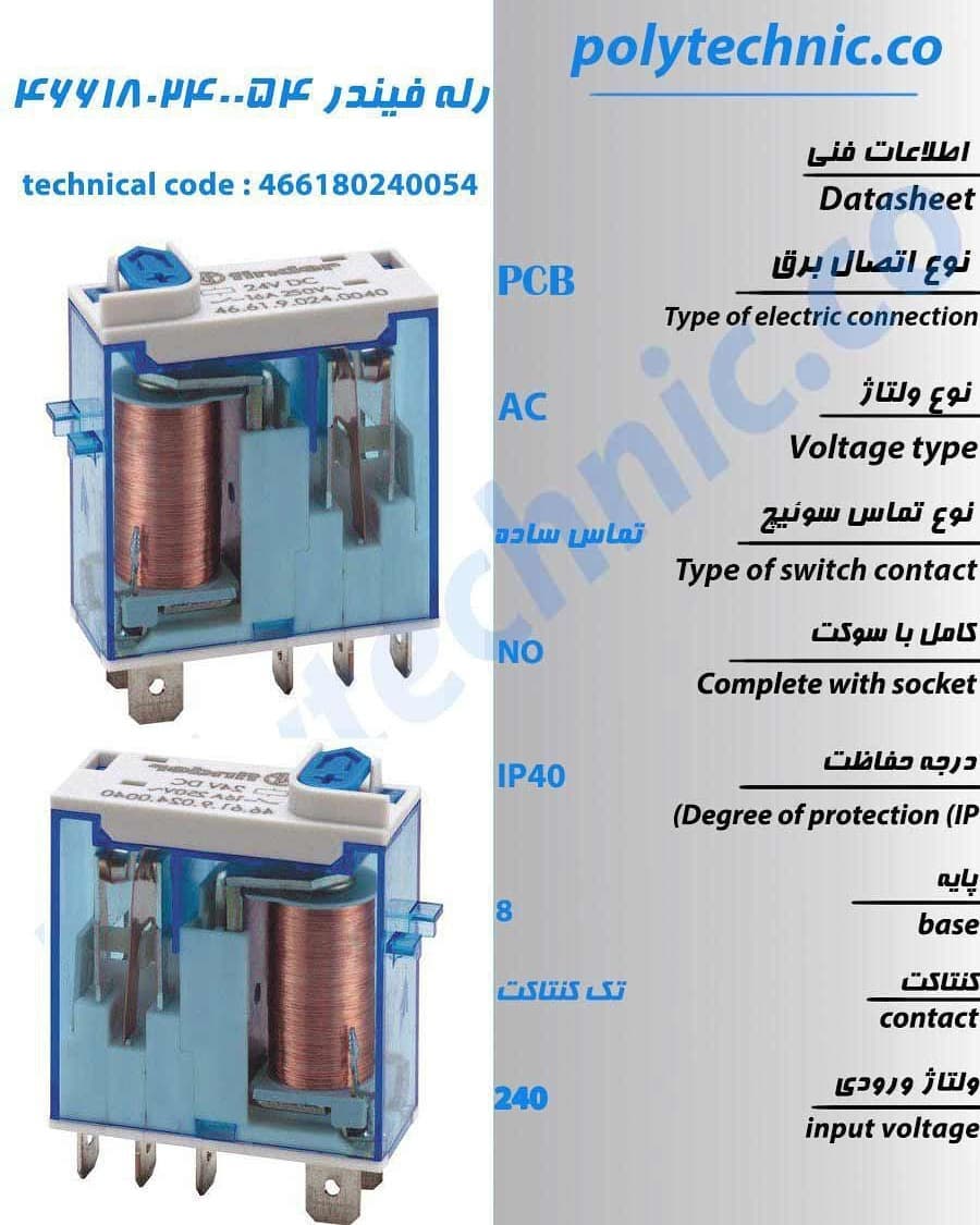 رله فیندر مدل 4661 ..