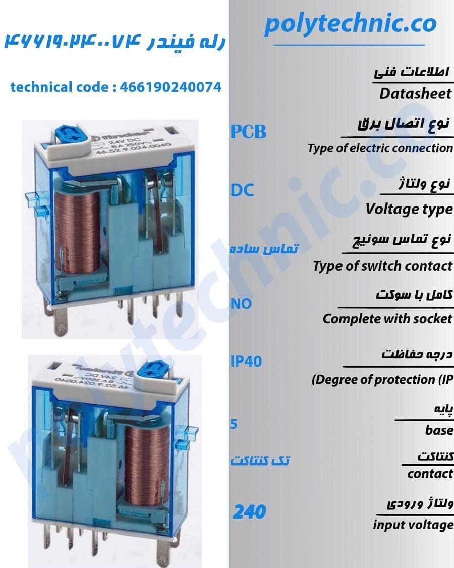 رله فیندر مدل 4661