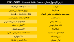 شمارنده قرص|کپسول نیمه اتوماتیک