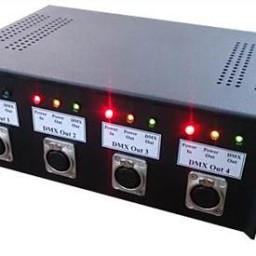 تقویت کننده سیگنال DMX 512  –  یک به چهار کانال