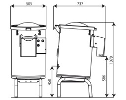 پوست گیر دوکاره مینرواC/E PP20T